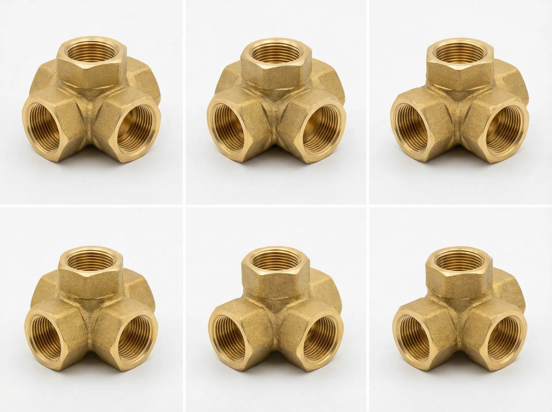 Multi-port Valve Body — HVAC & Industrial Gas