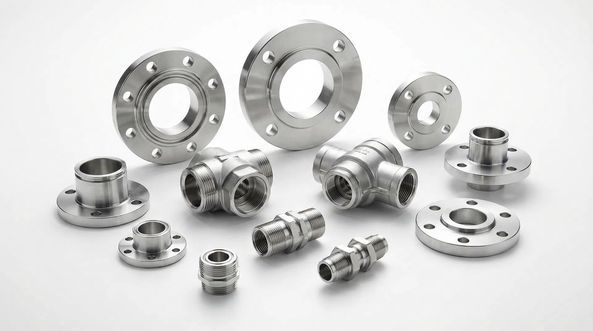 Precision stainless steel forged parts — flanges, valve bodies, and fittings